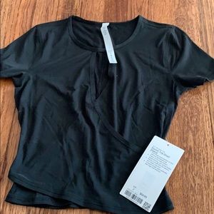 Brand new Lululemon crop t shirt